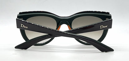 Christian Dior DiorDecale1 BQAHA Dark Brown Cat-Eye Sunglasses-Brown Gradient Lenses-Unworn