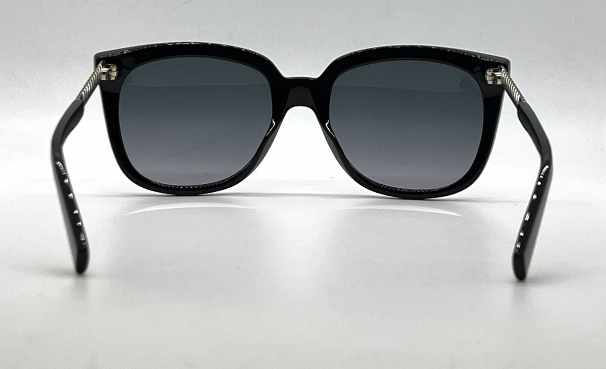 Christian Dior DiorEver2 RHPHD Black Square Sunglasses-Grey Gradient Lenses-Unworn