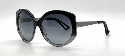 Christian Dior DiorExtase1 OSGHD Oversized Butterfly Black Grey Sunglasses-Grey Gradient Lenses-Unworn
