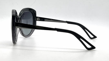 Christian Dior DiorExtase1 OSGHD Oversized Butterfly Black Grey Sunglasses-Grey Gradient Lenses-Unworn