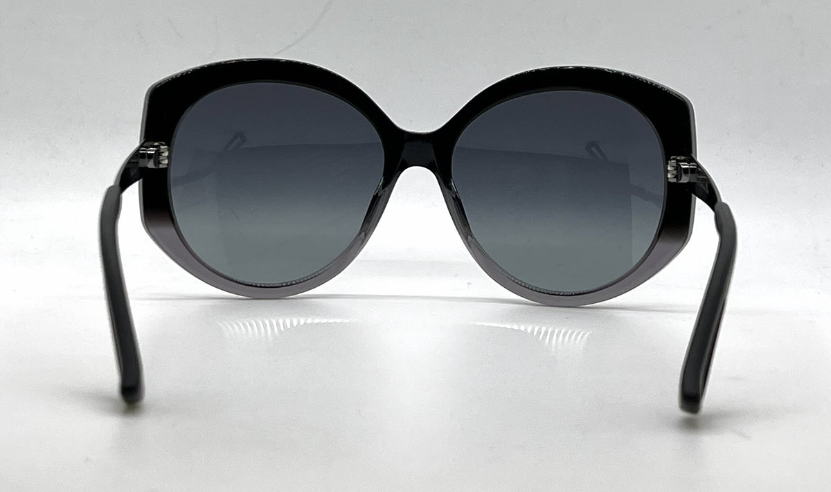 Christian Dior DiorExtase1 OSGHD Oversized Butterfly Black Grey Sunglasses-Grey Gradient Lenses-Unworn
