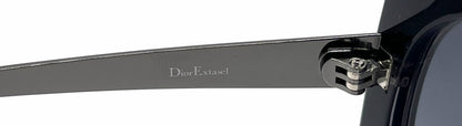 Christian Dior DiorExtase1 OSGHD Oversized Butterfly Black Grey Sunglasses-Grey Gradient Lenses-Unworn