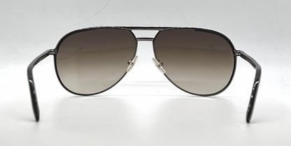 Christian Dior Dior Homme DIOR0139S Aviator Ruthenium Tortoise Sunglasses-Brown Gradient Lenses-Unworn