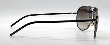 Christian Dior Dior Homme DIOR0139S Aviator Ruthenium Tortoise Sunglasses-Brown Gradient Lenses-Unworn