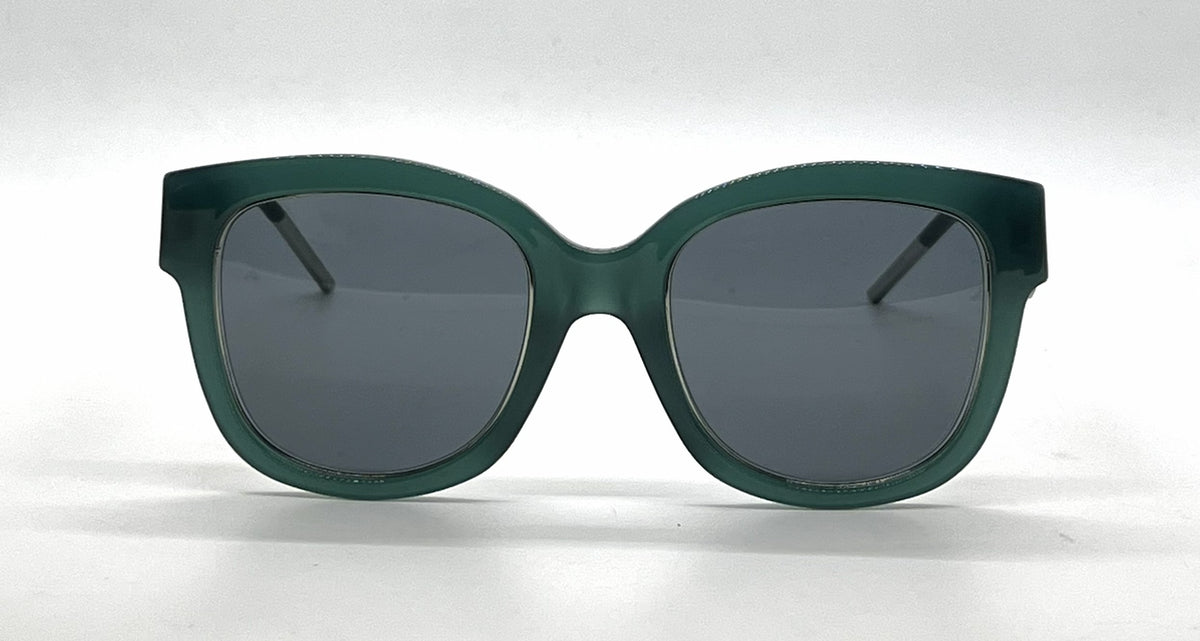 Christian Dior VeryDior1N CJHBN Square Opal Green Sunglasses-Dark Grey Lenses-Unworn