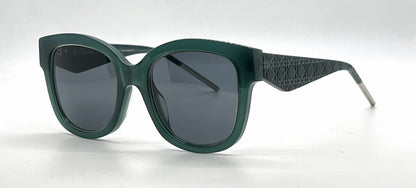 Christian Dior VeryDior1N CJHBN Square Opal Green Sunglasses-Dark Grey Lenses-Unworn