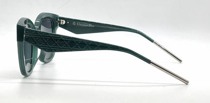 Christian Dior VeryDior1N CJHBN Square Opal Green Sunglasses-Dark Grey Lenses-Unworn