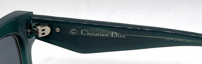 Christian Dior VeryDior1N CJHBN Square Opal Green Sunglasses-Dark Grey Lenses-Unworn