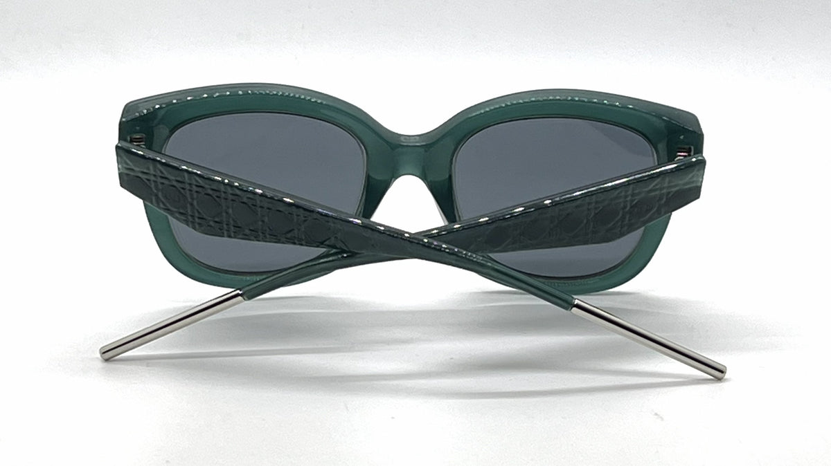 Christian Dior VeryDior1N CJHBN Square Opal Green Sunglasses-Dark Grey Lenses-Unworn