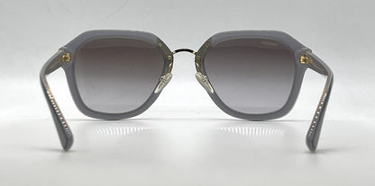 Prada Cinema SPR25R UEE-3E2 Black Grey Square Sunglasses-Grey Gradient Lenses-Unworn