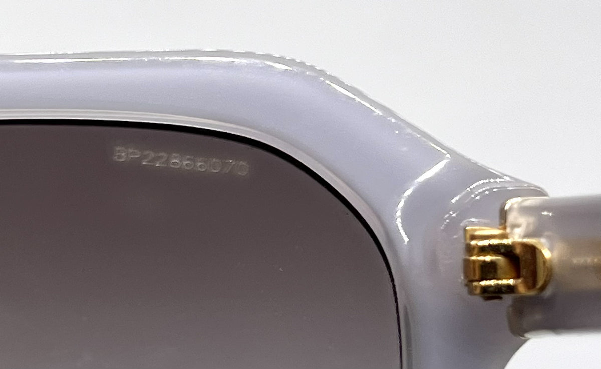 Prada Cinema SPR25R UEE-3E2 Black Grey Square Sunglasses-Grey Gradient Lenses-Unworn