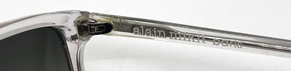 Alain Mikli A.M 88 Crystal Clear Rectangle Sunglasses-Custom Dark Grey Gradient Lenses-Unworn