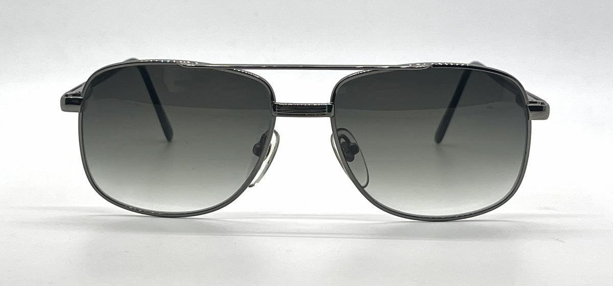 Mainstreet MS-805 Gunmetal Aviator Sunglasses-Green Gradient Lenses-Unworn-Korea