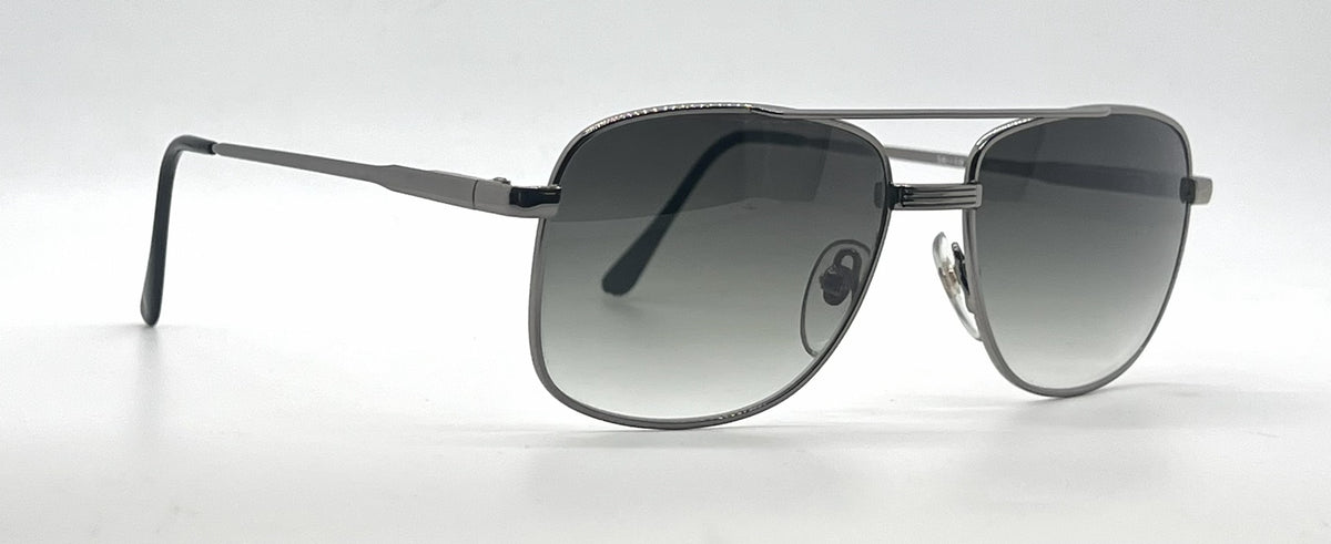 Mainstreet MS-805 Gunmetal Aviator Sunglasses-Green Gradient Lenses-Unworn-Korea