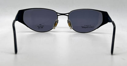 Laura Biagiotti T 684/S QD8 Black / Gold Cat-Eye Sunglasses-Dark Grey Lenses-Unworn