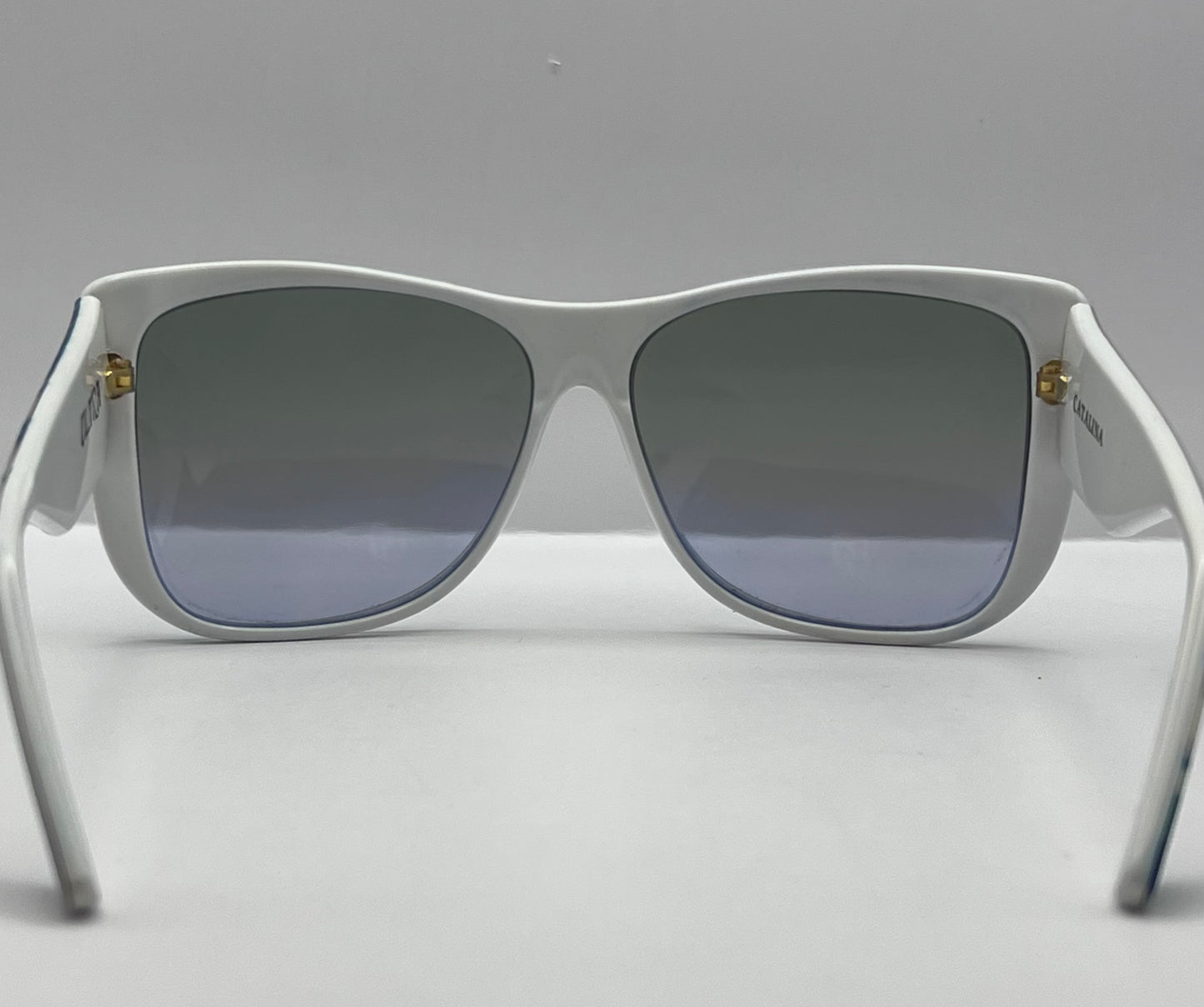 ULTRA CATALINA 2 Striped Sunglasses-Vintage 1980’s-with BRAND NEW “Berko’s Designs” Lenses