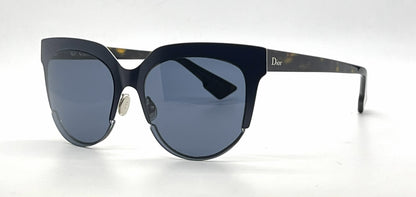 Christian Dior DiorSight2 REY72 Cat-Eye Sunglasses Matte Navy Tortoise-Blue-Deadstock