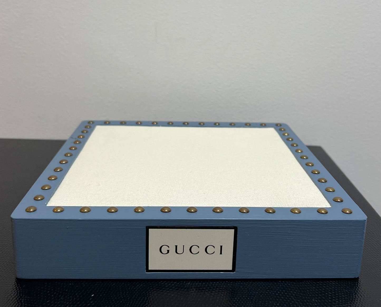 GUCCI Studded Flat Dresser-Countertop Display | Retail Display | Rare | Mint