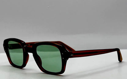 USS Military Frames-Vintage Old/New Stock-with new Custom One-Of-Kind “BERKOS DESIGNS” Lenses-Bottle Green