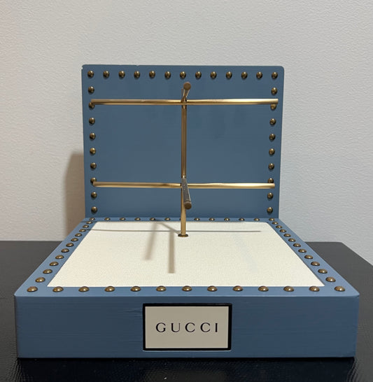 GUCCI Studded Flat-Back Dresser Countertop Display | With Fixture | RARE | MINT