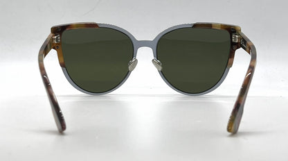 Christian Dior WildlyDior P7H1E Cat-Eye Sunglasses Silver Havana-Green-Unworn