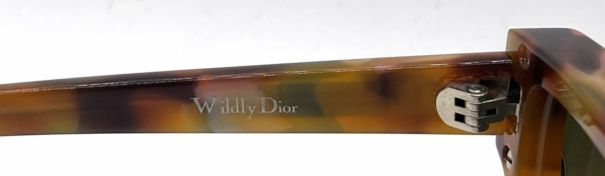 Christian Dior WildlyDior P7H1E Cat-Eye Sunglasses Silver Havana-Green-Unworn