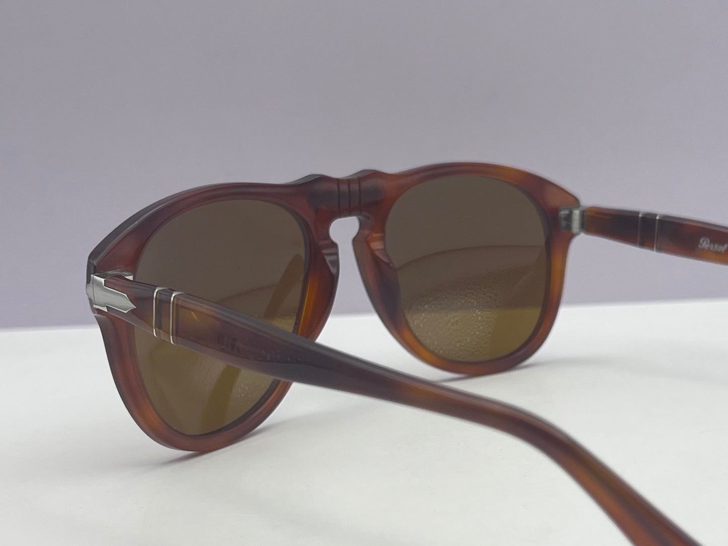 PERSOL PO649 96/33 Terra Di Siena 54-20 Havana Frame-Brown Lenses-FULL KIT