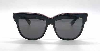 Christian Dior DiorGraphic 3C45S Black Fuchsia Tortoise Sunglasses-Grey Lenses-Unworn
