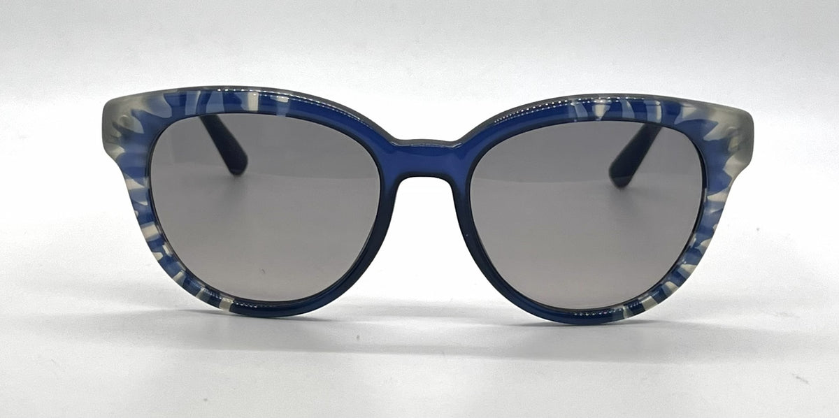 Christian Dior DiorTieDye2 Blue Tie-Dye Cat-Eye Sunglasses Light Grey Lenses-Unworn