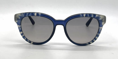 Christian Dior DiorTieDye2 Blue Tie-Dye Cat-Eye Sunglasses Light Grey Lenses-Unworn