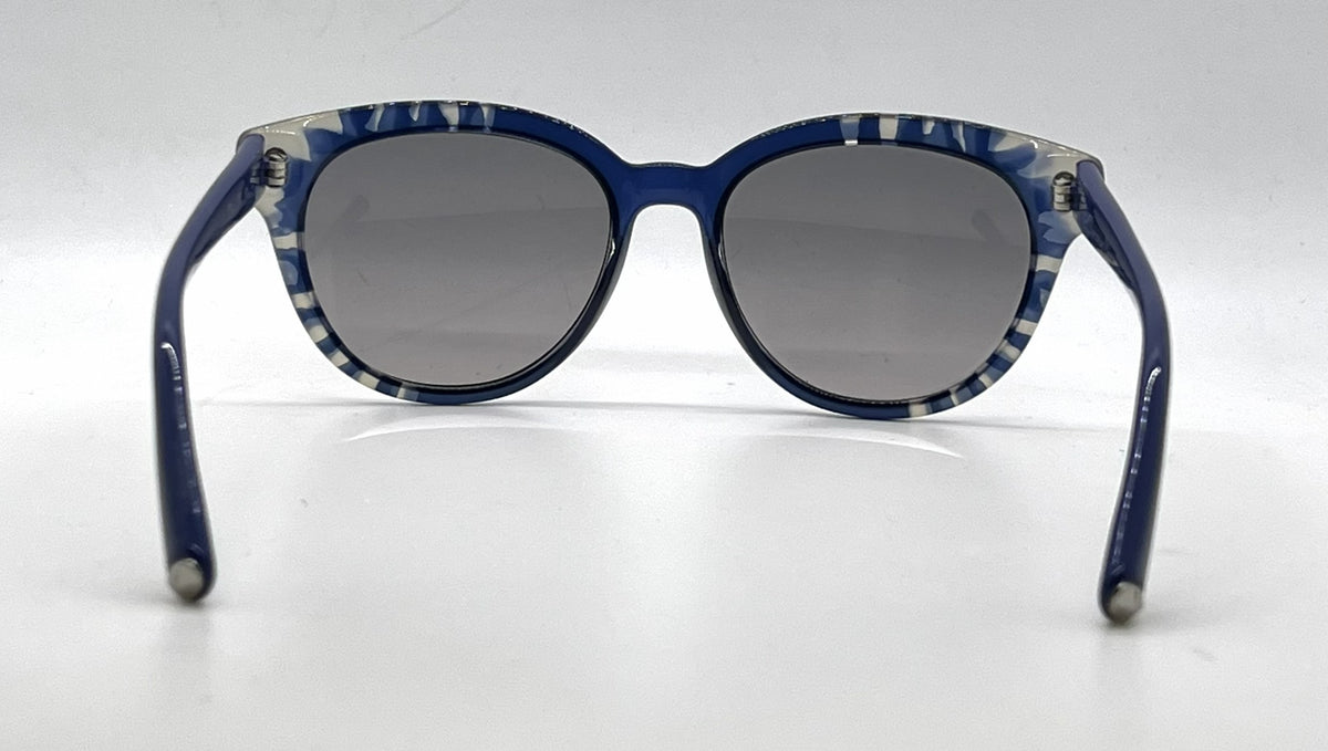 Christian Dior DiorTieDye2 Blue Tie-Dye Cat-Eye Sunglasses Light Grey Lenses-Unworn