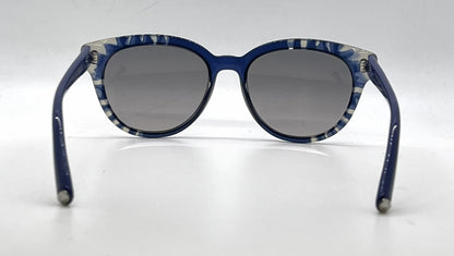 Christian Dior DiorTieDye2 Blue Tie-Dye Cat-Eye Sunglasses Light Grey Lenses-Unworn