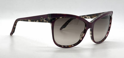 Christian Dior DiorSauvage2 Cat-Eye Plum Panther Sunglasses-Unworn