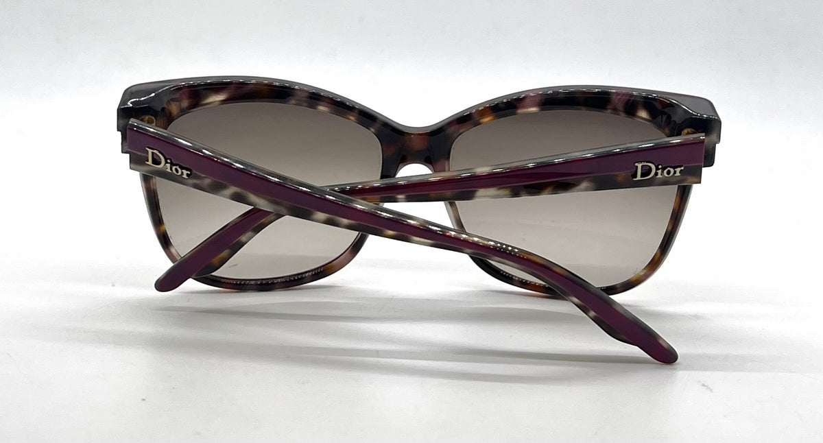Christian Dior DiorSauvage2 Cat-Eye Plum Panther Sunglasses-Unworn