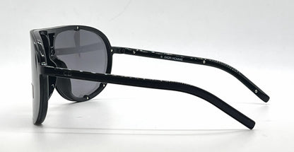 Christian Dior Dior Homme 0092/S Aviator Matte Black Sunglasses-Grey Lenses-Unworn
