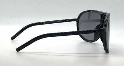 Christian Dior Dior Homme 0092/S Aviator Matte Black Sunglasses-Grey Lenses-Unworn
