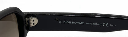 Christian Dior Dior Homme BLACKTIE103S Rectangle Dark Brown Sunglasses Brown Gradient Lenses-Unworn
