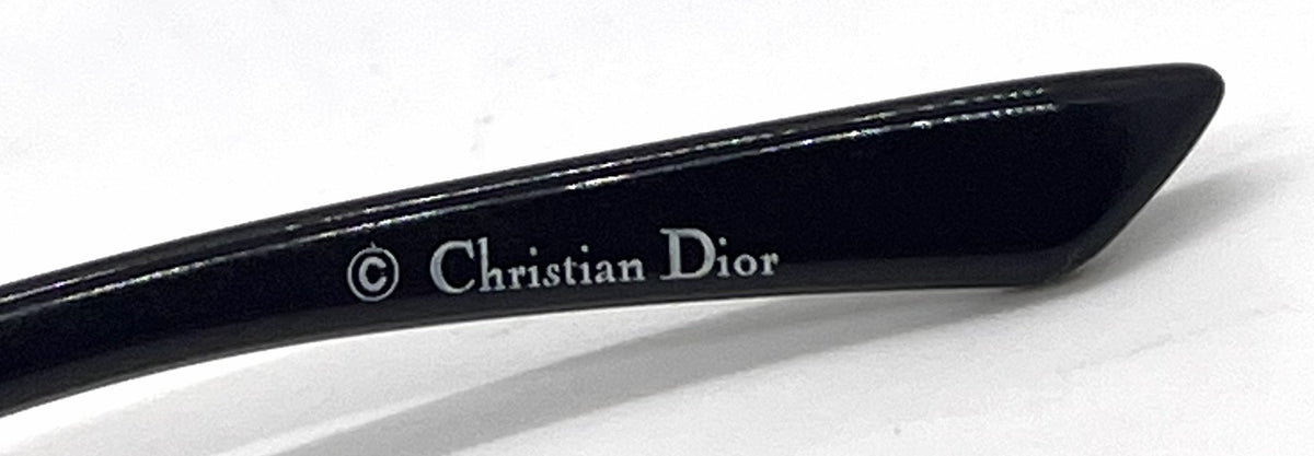 Christian Dior Flavour 5 Gunmetal Rectangle Vintage Sunglasses Brown-Blue Gradient Lenses-Unworn