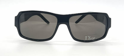 Christian Dior Dior Homme BLACKTIE103S Rectangle Black Sunglasses Brown Lenses-Unworn