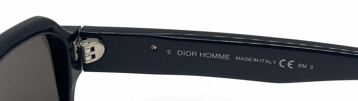 Christian Dior Dior Homme BLACKTIE103S Rectangle Black Sunglasses Brown Lenses-Unworn