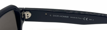 Christian Dior Dior Homme BLACKTIE103S Rectangle Black Sunglasses Brown Lenses-Unworn