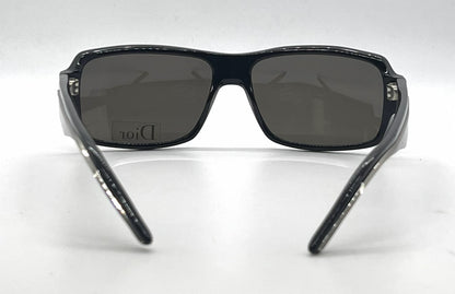Christian Dior Dior Homme BLACKTIE103S Rectangle Black Sunglasses Brown Lenses-Unworn