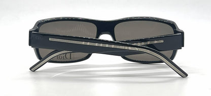 Christian Dior Dior Homme BLACKTIE103S Rectangle Black Sunglasses Brown Lenses-Unworn