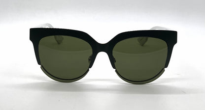 Christian Dior DiorSight2 Green White Cat-Eye Sunglasses Green Lenses-Unworn