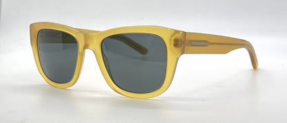 Dolce and Gabbana DG4177 652/87 Domenico Square-Vintage Sunglasses Honey-Dark Grey Lenses-Unworn