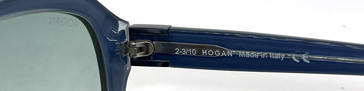 Hogan HO42 Blue Tortoise Oversized Butterfly Sunglasses-Light Blue Gradient Lenses-Unworn