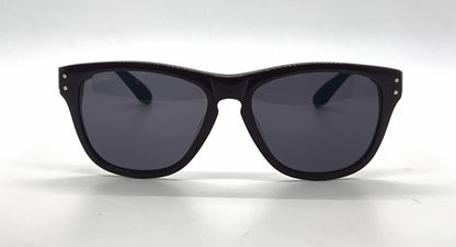 Hogan HO85 71A Deep Red Square Sunglasses-Dark Grey Lenses-Unworn