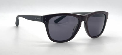 Hogan HO85 71A Deep Red Square Sunglasses-Dark Grey Lenses-Unworn