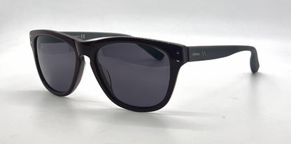 Hogan HO85 71A Deep Red Square Sunglasses-Dark Grey Lenses-Unworn