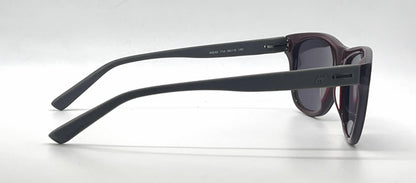 Hogan HO85 71A Deep Red Square Sunglasses-Dark Grey Lenses-Unworn
